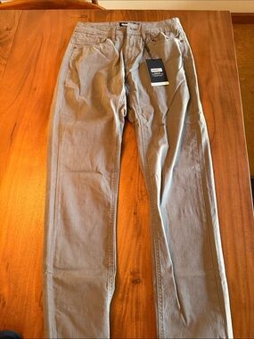 Barbell Apparel Slim Fit Chino, Ash Gray, 30x34